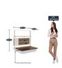 Tokyo Eco Foldable Wall Mounted Workstation with Display Board in Bali Dark Oak Colour