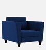 Tokyo Fabric 1 Seater Sofa in Royal Blue Colour