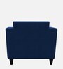 Tokyo Fabric 1 Seater Sofa in Royal Blue Colour