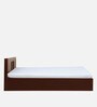 Tokyo Queen Size Bed In Sapele & Rustic Gold Colour