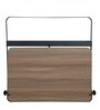 Tokyo Standard Wall Mounted Writing Table in Grey & Oakwood Finish