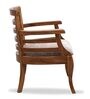 Toldeo Solid Wood Arm Chairs in Brown Colour (Set Of 2)