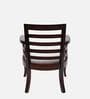 Toledo Solid Wood Arm Chairs in Brown Colour (Set Of 2)