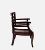 Toledo Solid Wood Arm Chairs in Brown Colour (Set Of 2)