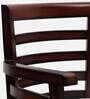 Toledo Solid Wood Arm Chairs in Brown Colour (Set Of 2)
