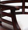 Toledo Solid Wood Arm Chairs in Brown Walnut Finish Set Of 2