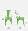 Tolix Metal Iconic Chair in Green Colour
