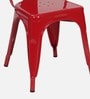 Tolix Metal Iconic Chair in Red Colour
