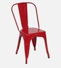 Tolix Metal Iconic Chair in Red Colour
