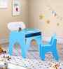 Tom Kids Activity Table & Chair Set In Blue Finish