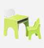 Tom Kids Activity Table & Chair Set In Green Finish