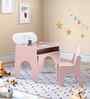 Tom Kids Activity Table & Chair Set In Pink Finish