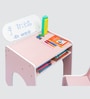 Tom Kids Activity Table & Chair Set In Pink Finish