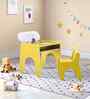 Tom Kids Activity Table & Chair Set In Yellow Finish