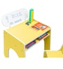Tom Kids Activity Table & Chair Set In Yellow Finish