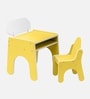 Tom Kids Activity Table & Chair Set In Yellow Finish