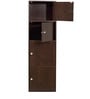 Tomiko Four Drawer Filing Cabinet in Dark Walnut Finish