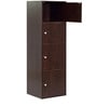 Tomiko Four Drawer Filing Cabinet in Dark Walnut Finish