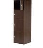 Tomiko Four Drawer Filing Cabinet in Dark Walnut Finish