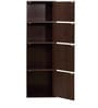 Tomiko Four Drawer Filing Cabinet in Dark Walnut Finish