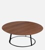 Tono Coffee Table In Walnut & Black Finish