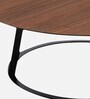 Tono Coffee Table In Walnut & Black Finish