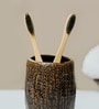 Brown Ceramic Toothbrush Holders