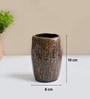 Brown Ceramic Toothbrush Holders