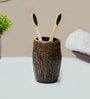 Brown Ceramic Toothbrush Holders