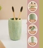 Teal Green Ceramic Oblong Wavetoothbrush Holder