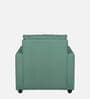 Topaz Fabric 1 Seater Sofa In Imperial Green Colour