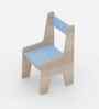 Topolino Toddler Activity Chair in Oak and Light Blue Colour
