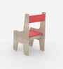 Topolino Toddler Activity Chair in Oak and Red Colour