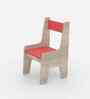 Topolino Toddler Activity Chair in Oak and Red Colour