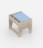 Topolino Toddler Activity Table & Chair in Oak and Light Blue Colour