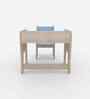 Topolino Toddler Activity Table & Chair in Oak and Light Blue Colour