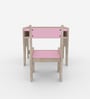 Topolino Toddler Activity Table & Chair in Oak and Pink Colour