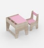 Topolino Toddler Activity Table & Chair in Oak and Pink Colour
