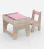 Topolino Toddler Activity Table & Chair in Oak and Pink Colour