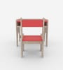 Topolino Toddler Activity Table & Chair in Oak and Red Colour