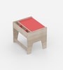 Topolino Toddler Activity Table & Chair in Oak and Red Colour