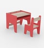 Topolino Toddler Activity Table & Chair in Red Colour