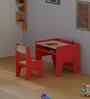 Topolino Toddler Activity Table & Chair in Red Colour