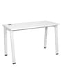 Toronto Study Table in Frosty White Colour