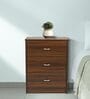Torrie Bedside Table in Classic Walnut Finish with Drawers