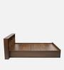 Torrie King Size Bed in Classic Walnut Finish with Box Storage