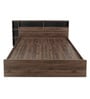 Torrie Queen Size Bed in Natural Finish with Box Storage