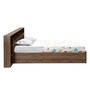 Torrie Queen Size Bed in Natural Finish with Box Storage