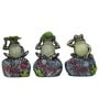 Tortise Green Polyresin (Set of 3) Idols