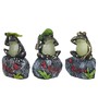 Tortise Green Polyresin (Set of 3) Idols